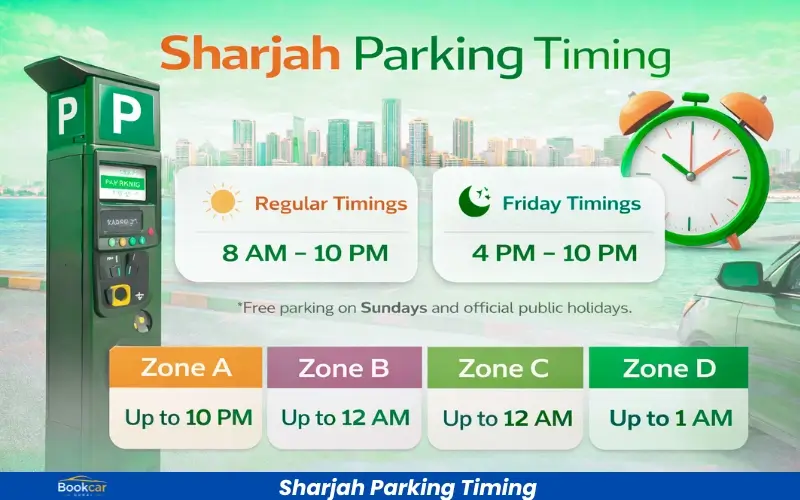Sharjah Parking timing